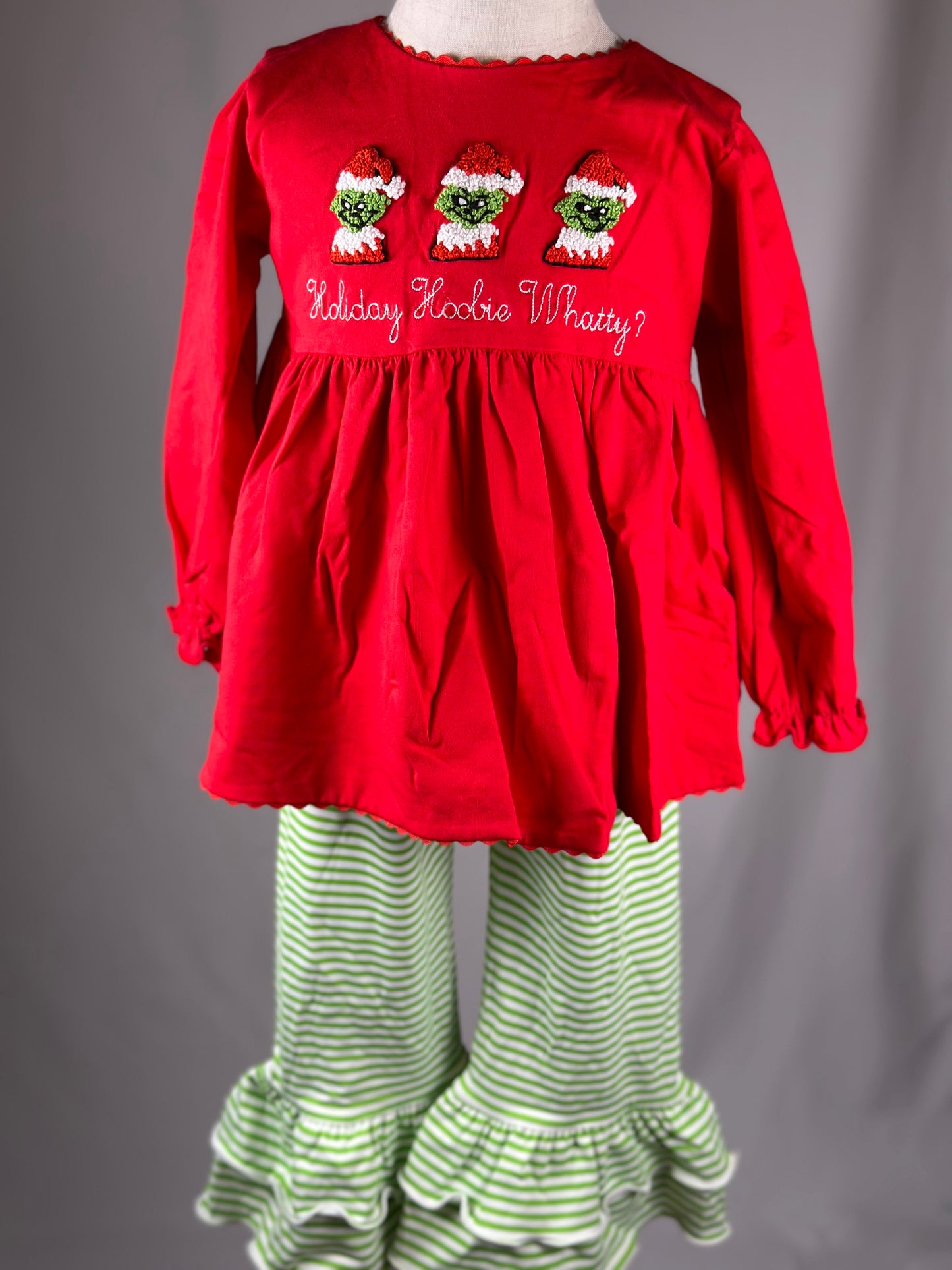 SALE - Holiday Hoobie Whatty Girl Pant Set