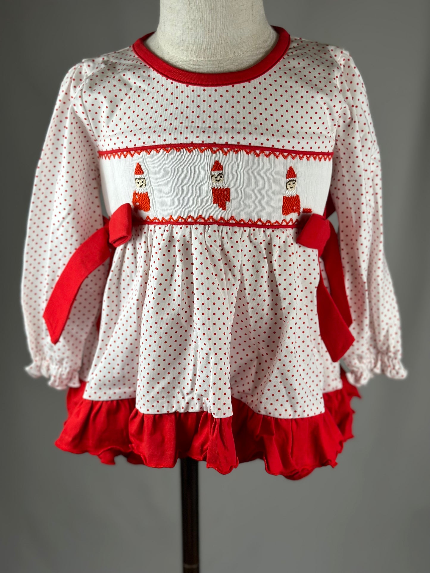 SALE - Elf on Shelf Bloomer Set 3T
