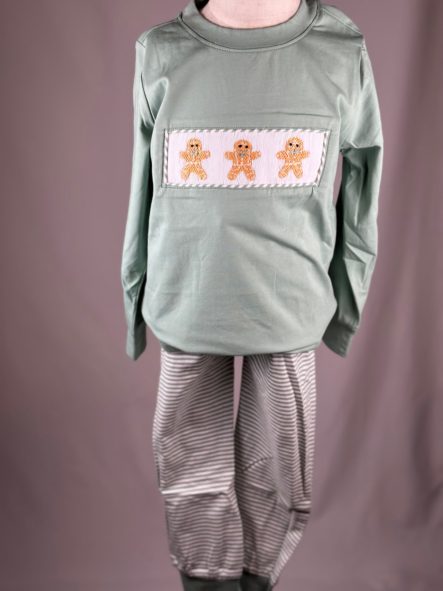 SALE - Gingerbread Boys Jogger Set 4T
