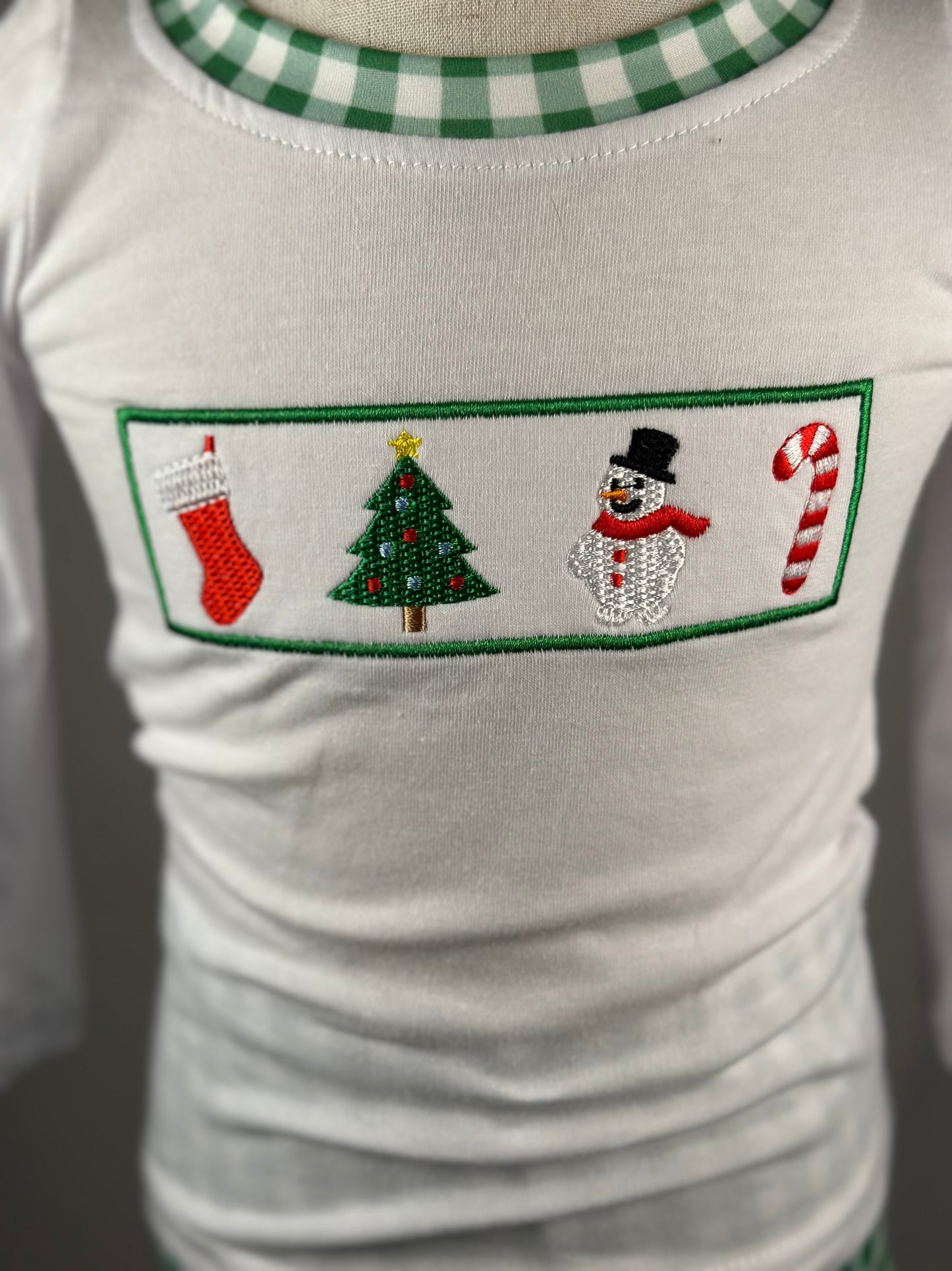 SALE - Embroidered Christmas Boys Pant Set