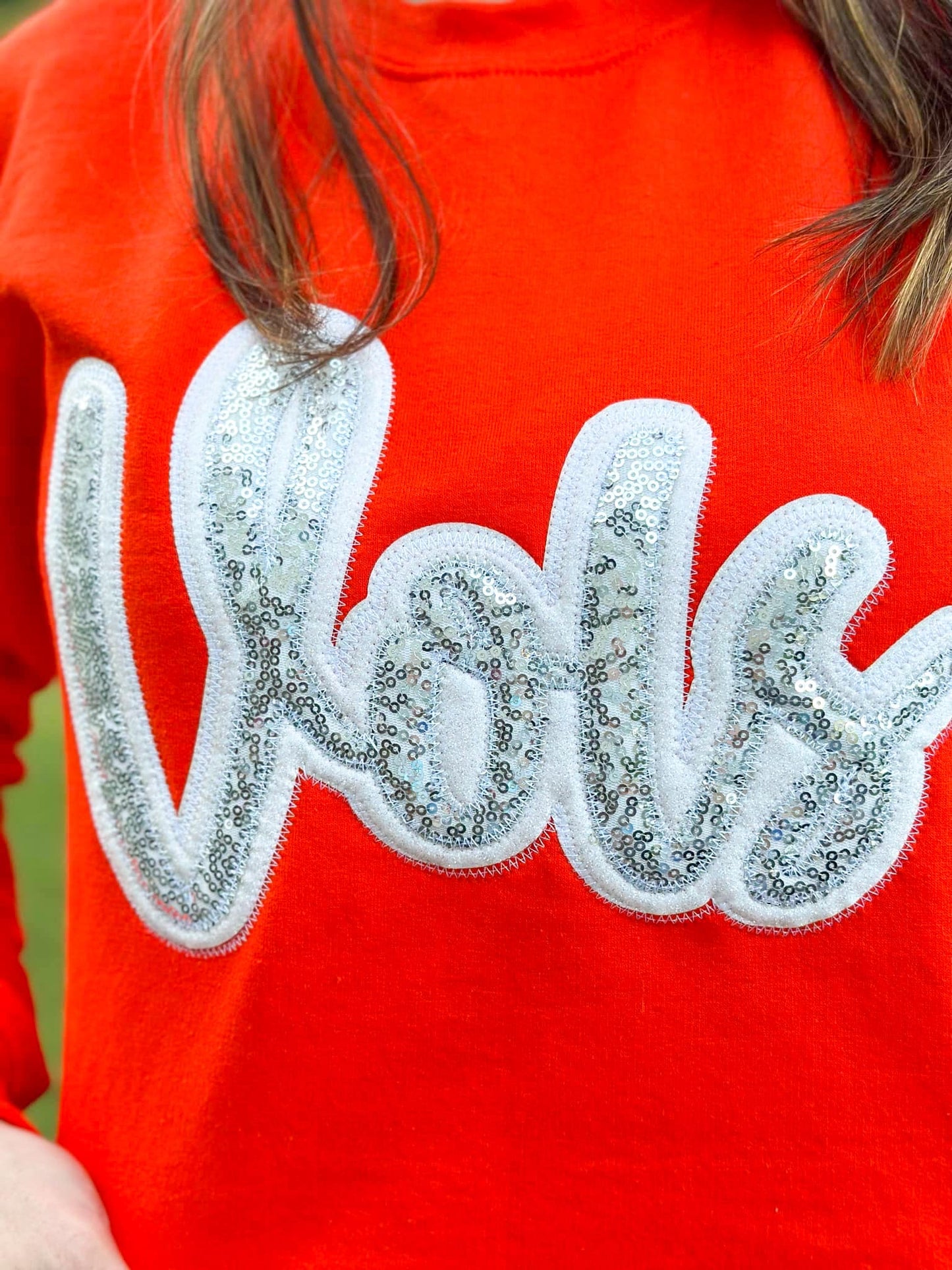 RTS - Vols Sequin Ladies Crewneck