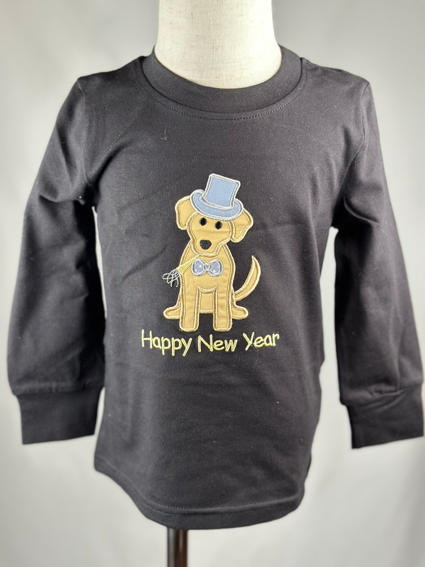 RTS - New Years Pup Boys Shirt