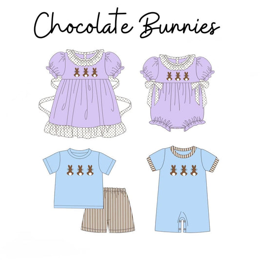 WEEKLY DEAL 10.14-10.19 - Embroidered Chocolate Bunnies: ETA March