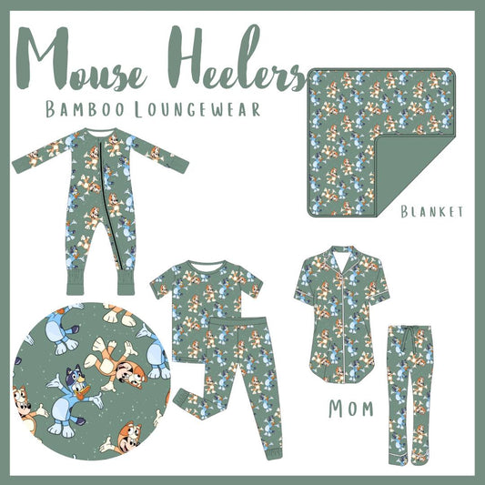 WS Bamboo Drop 2 - Mouse Heelers Bamboo Loungewear: ETA February