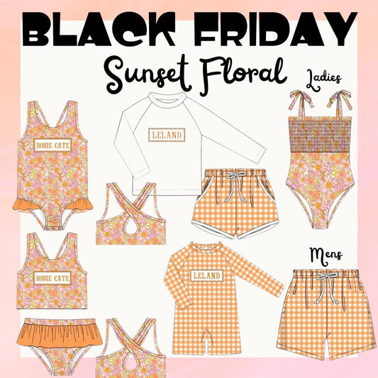 WS - Sunset Floral Family Swim: ETA April