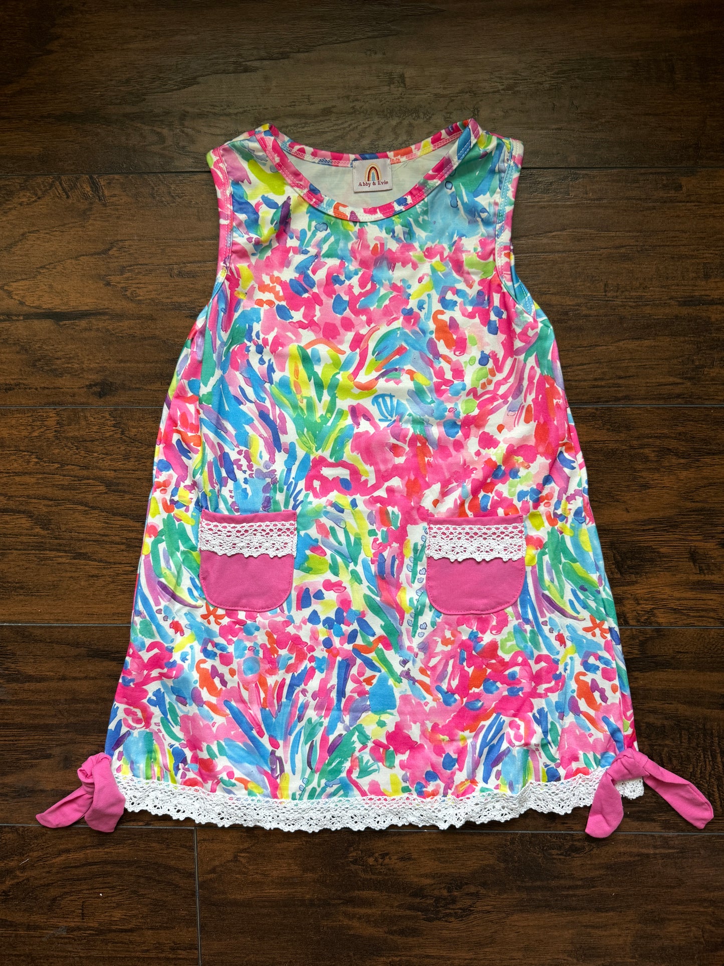 RTS - Summer Floral Girls Dress 4T