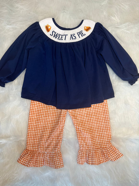 RTS: Sweet As Pie Girls Pant Set size 6