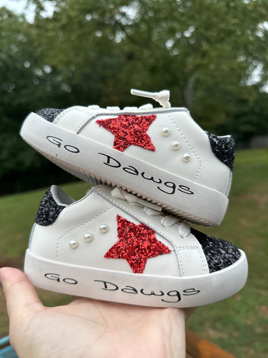 RTS - Go Dawgs Kids Star Shoes