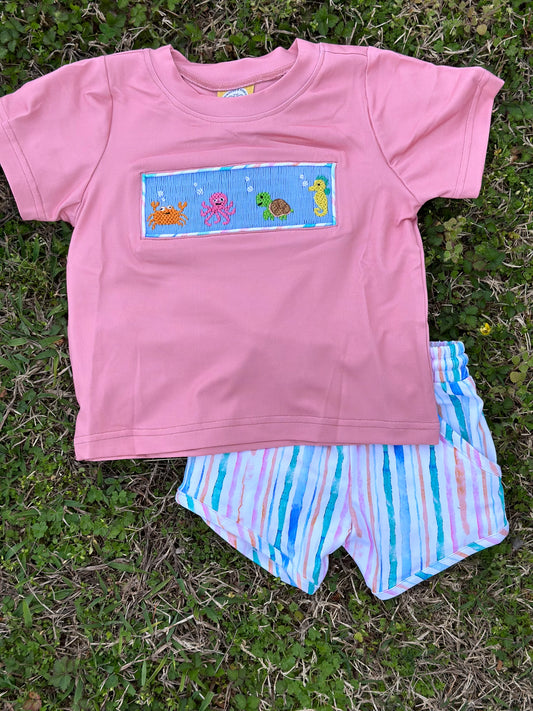 RTS - Ocean Friends Boy Shortie Set