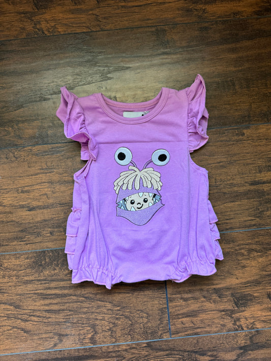 RTS - Boo Appliqué Girls Bubble