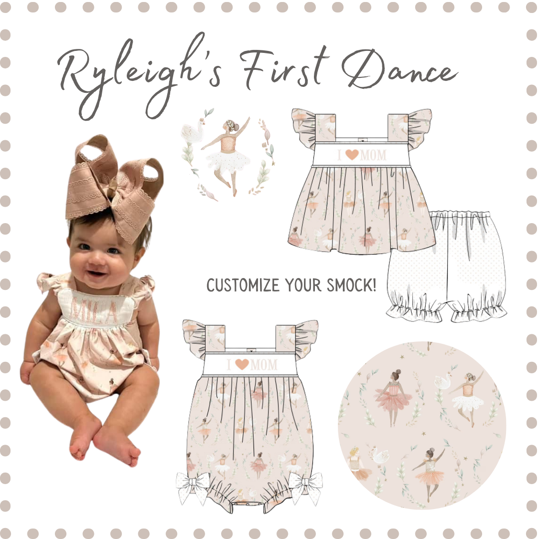 WS PREORDER 35 - Ryleigh’s First Dance Name Smocks: ETA February