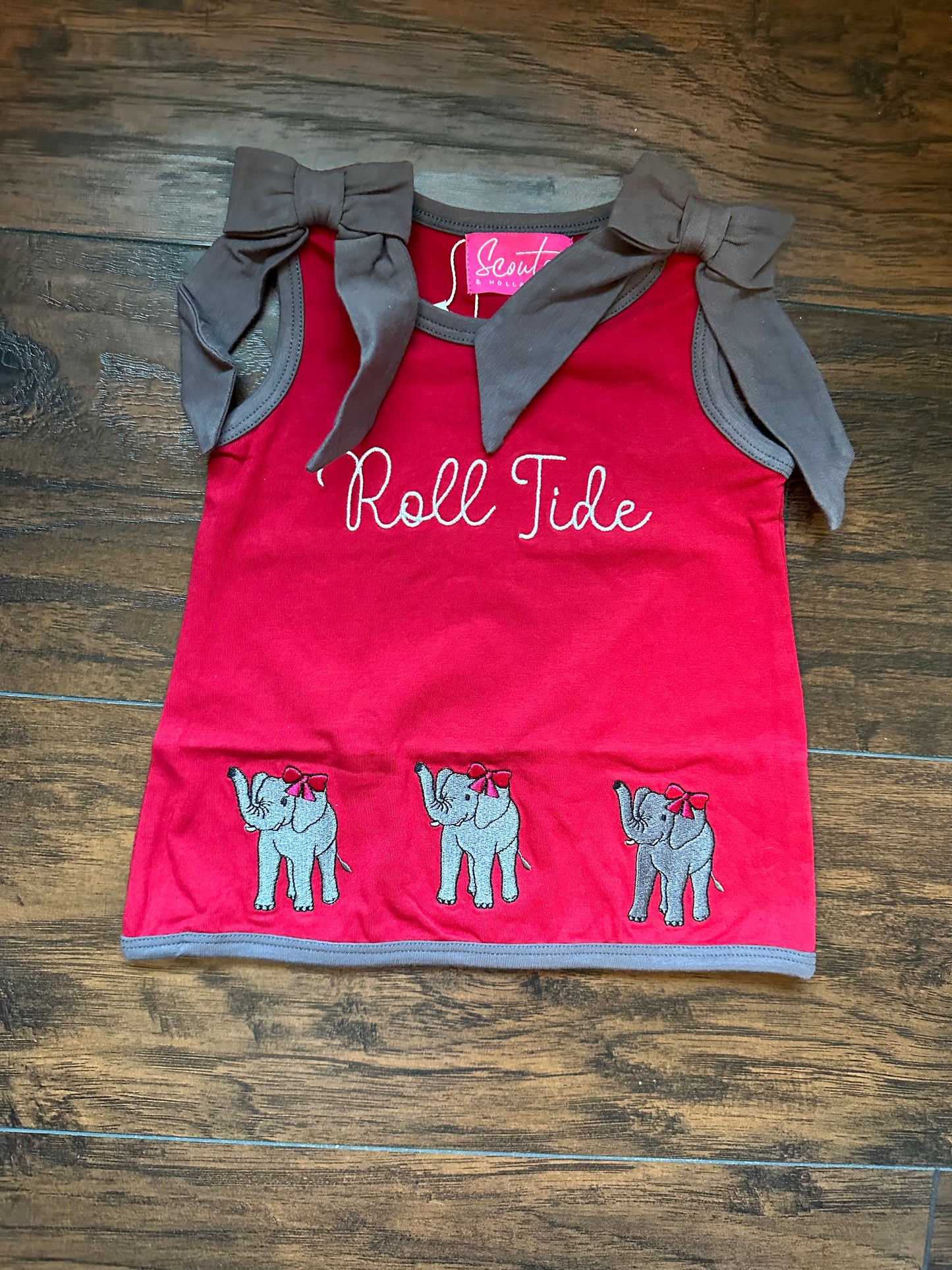 RTS - Roll Tide Dress 0/3m