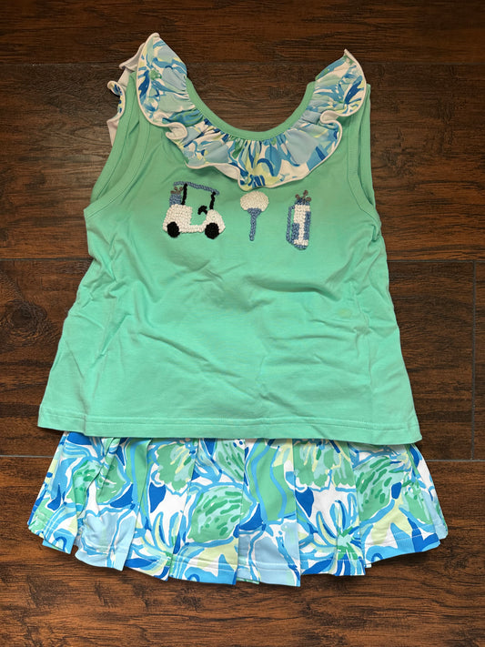 RTS - Tee Time Girl Skort Set