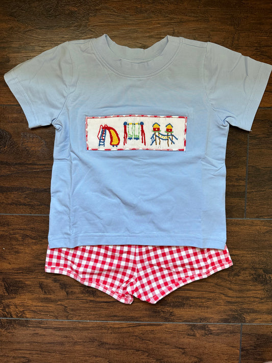 RTS - Playground Days Boys Shortie Set 2T