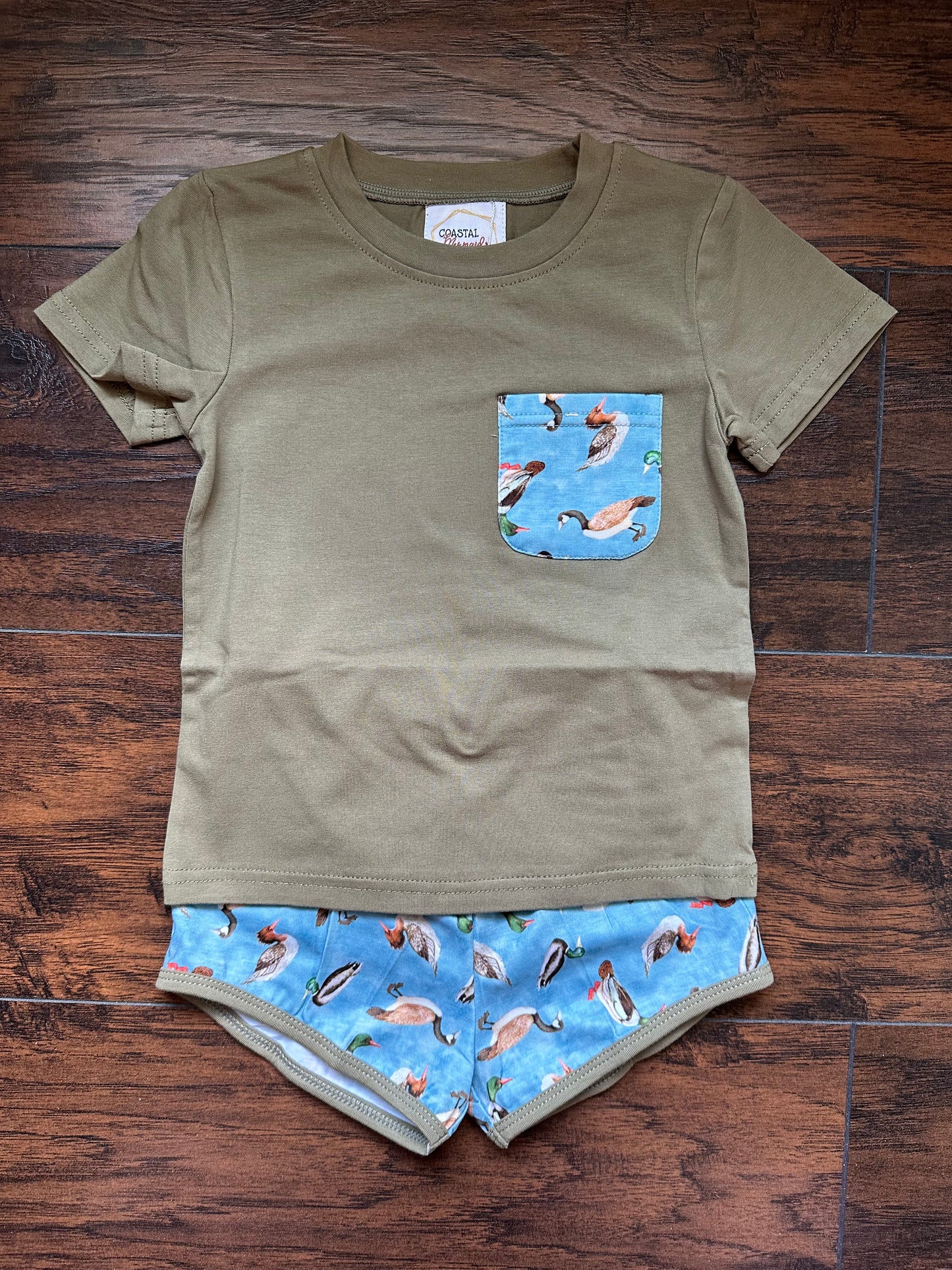 RTS - Daddy’s Hunting Buddy Boy Shortie Set