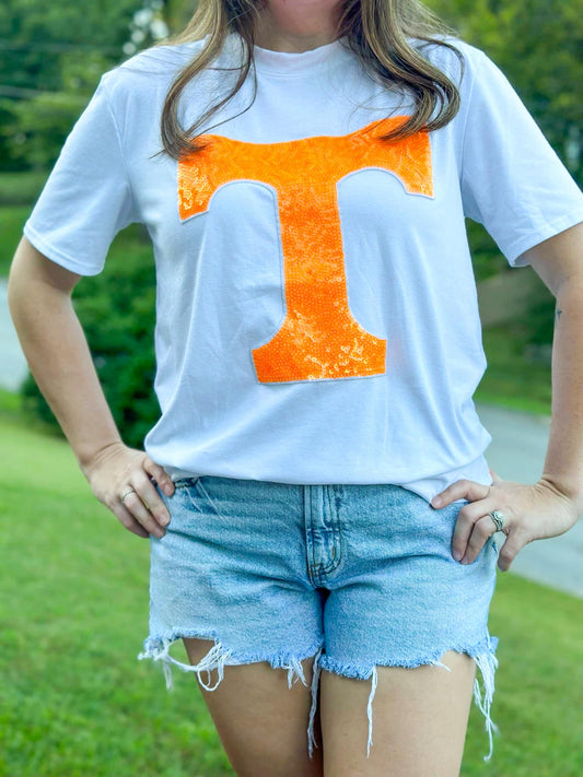 RTS - Vols Sequin Ladies Tee