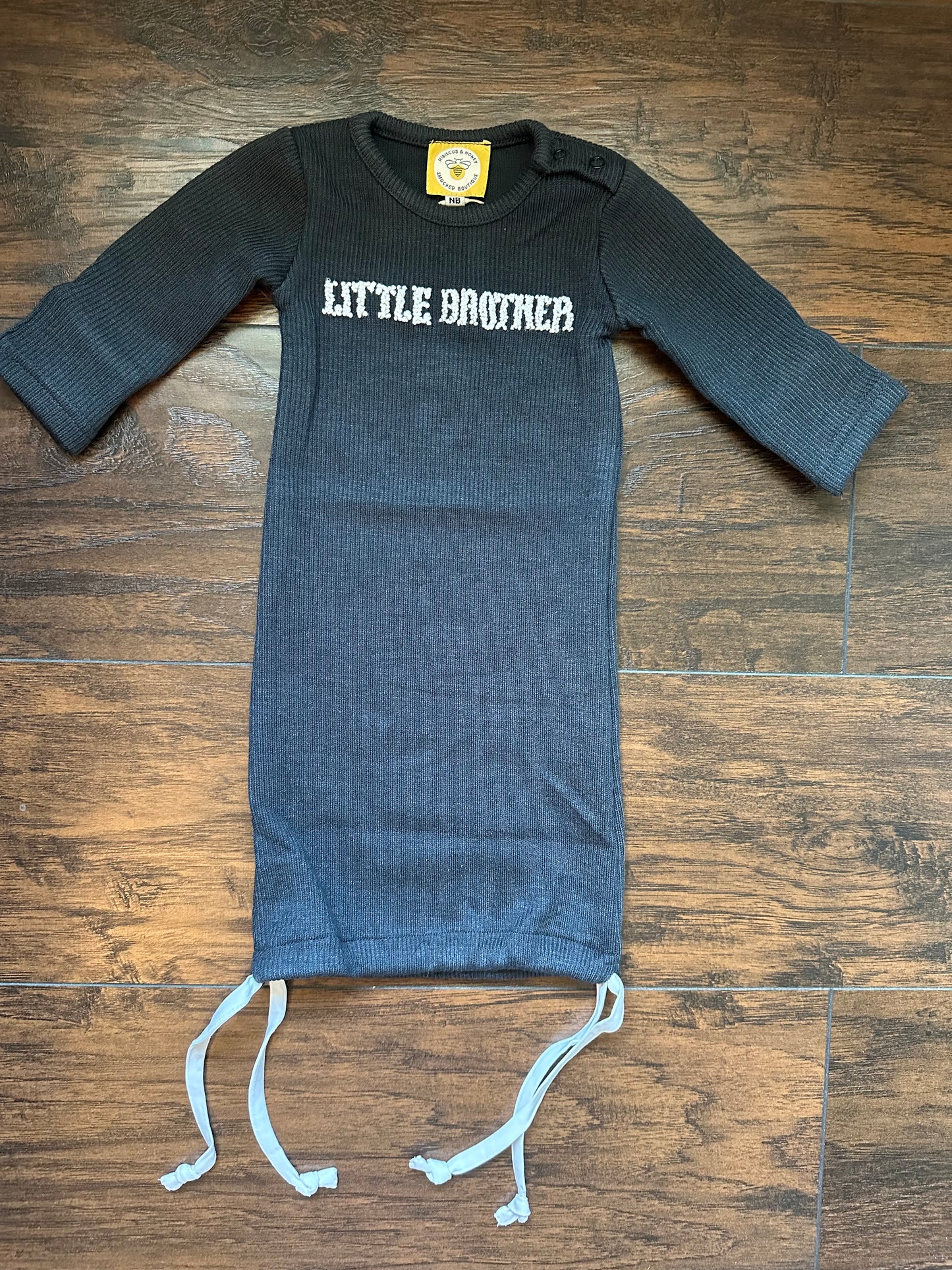 RTS - Little Brother Sweater Gown Newborn