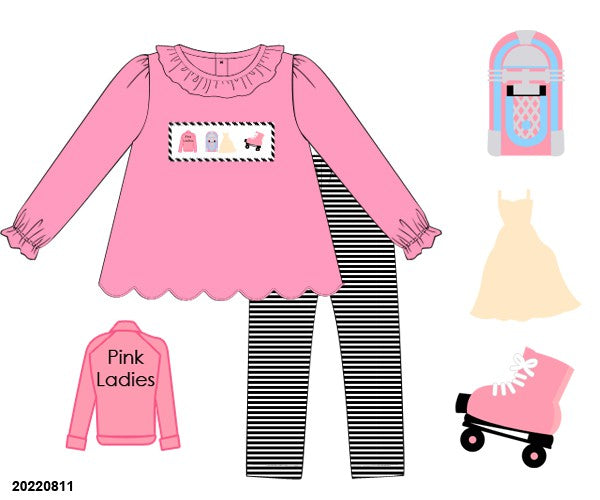 RTS: Tell Me About It, Stud Collection - Girls Knit Pant Set